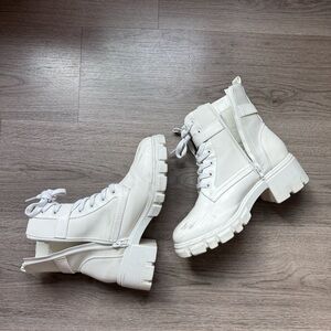 White Women's Ankle Boots